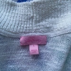 White, light sweater